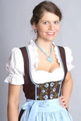 Midi Dirndl braun