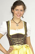 Midi Dirndl gelb