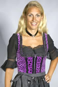 Midi Dirndl lila