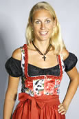 Midi Dirndl rot