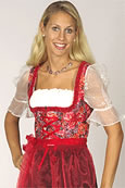 Organza - Dirndl mit transparenter Bluse